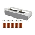thumbnail image 1 of Spicecaddy Pull-Down Under-Cabinet Organizer Rack, Self-Adhesive Seasoning Holder with 6 Bottles, Space-Saving Spice Drawer for Kitchen, Coffee Pods, Tea Bags, Baking Supplies, 1*Spice Organizer Set, 1 of 9