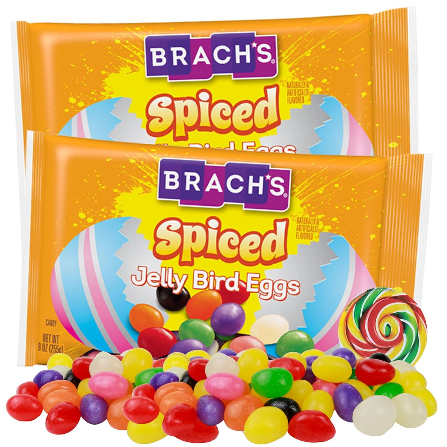 Spiced Easter Jelly Beans, Assorted Fruity Flavors, Egg Hunt Candy