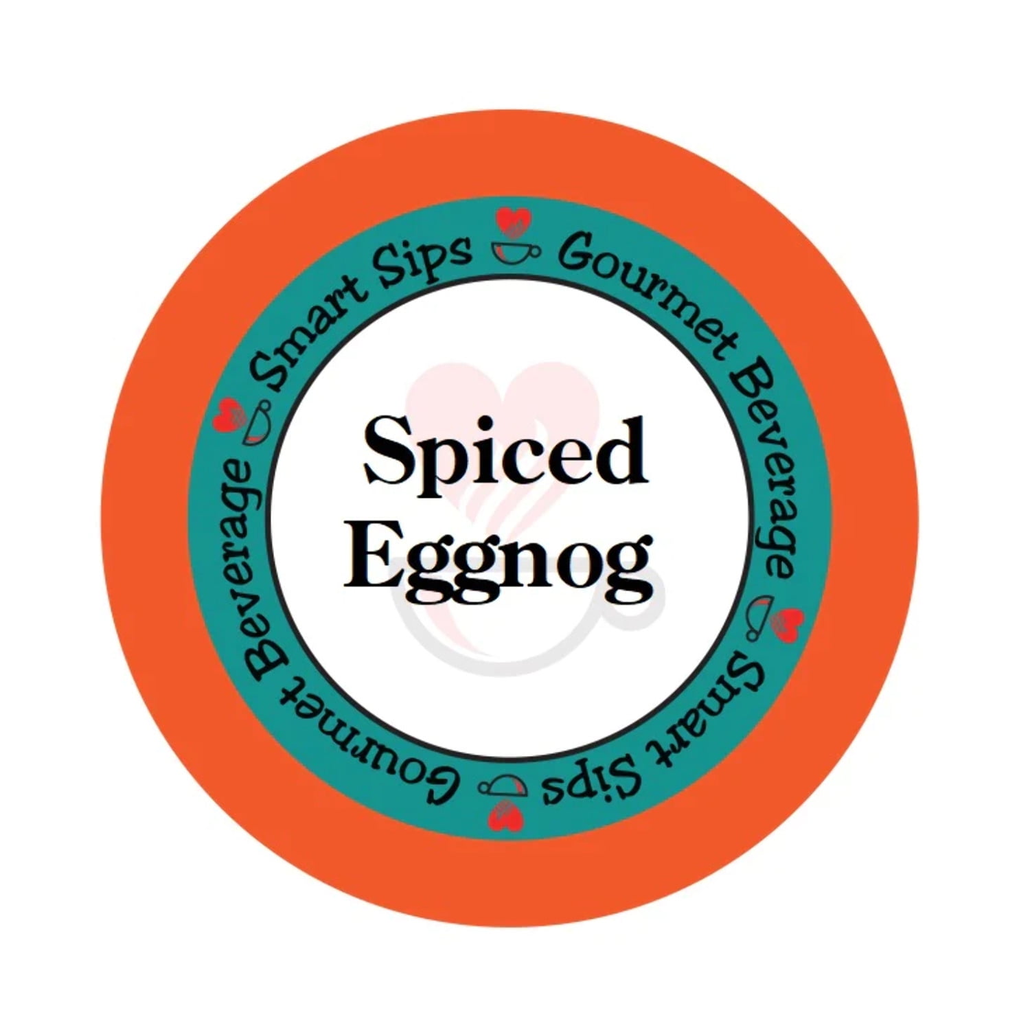 Spiced Eggnog Gourmet Coffee, 24 Count Single Serve Pods for Keurig Kcup Machines