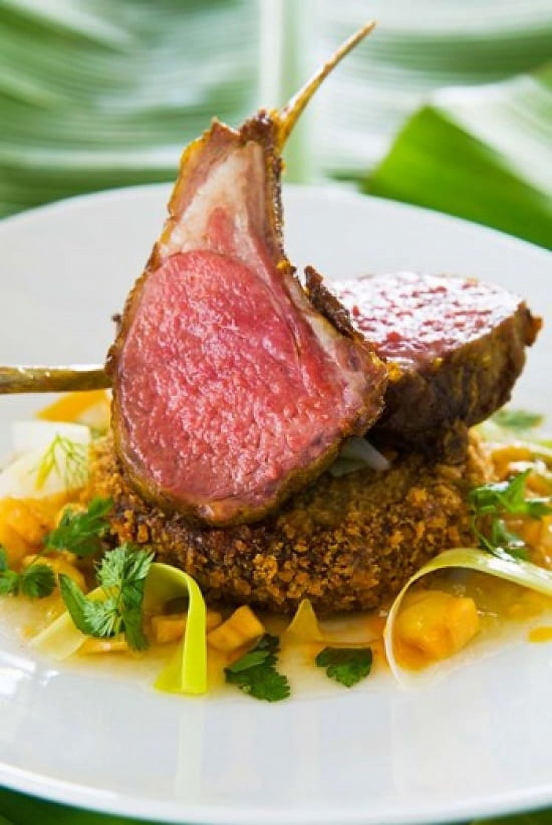 Spiced Lamb Rack Cuisine Antigua Caribbean Canvas Art - Nico tondini Danitadelimont (18 x 26)