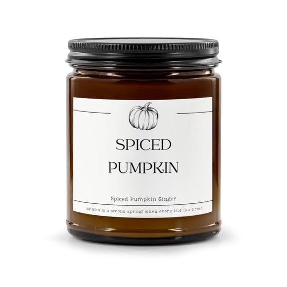 Spiced Pumpkin Fall Soy Candle Jar