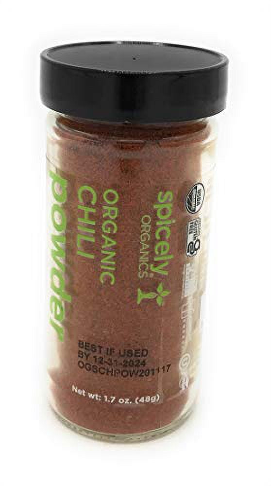Spicely Organic Taco Seasoning - Certified Gluten Free, Non-GMO, 1.80 Ounce Jar