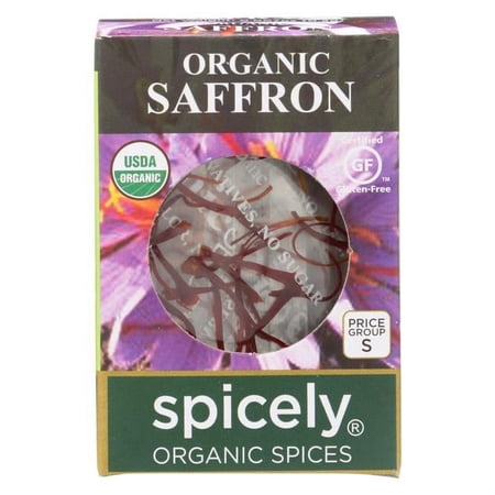 Spicely Organics 2115178 0.007 oz Organic Saffron