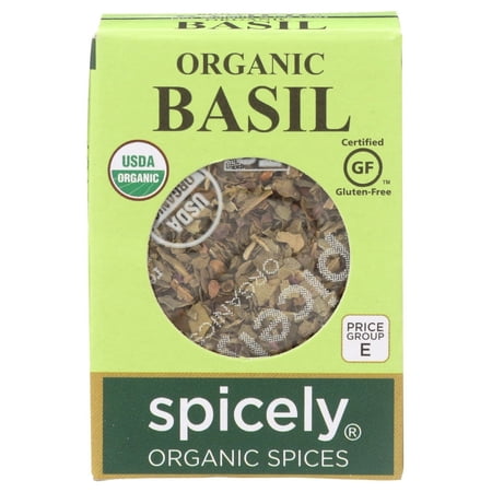 Spicely Organics Organic Basil, .1 Oz