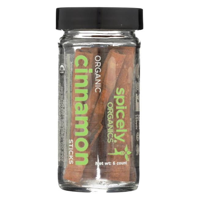 Spicely Organics 2347920 Organic Cinnamon Sticks - Case of 3 - 6 Count