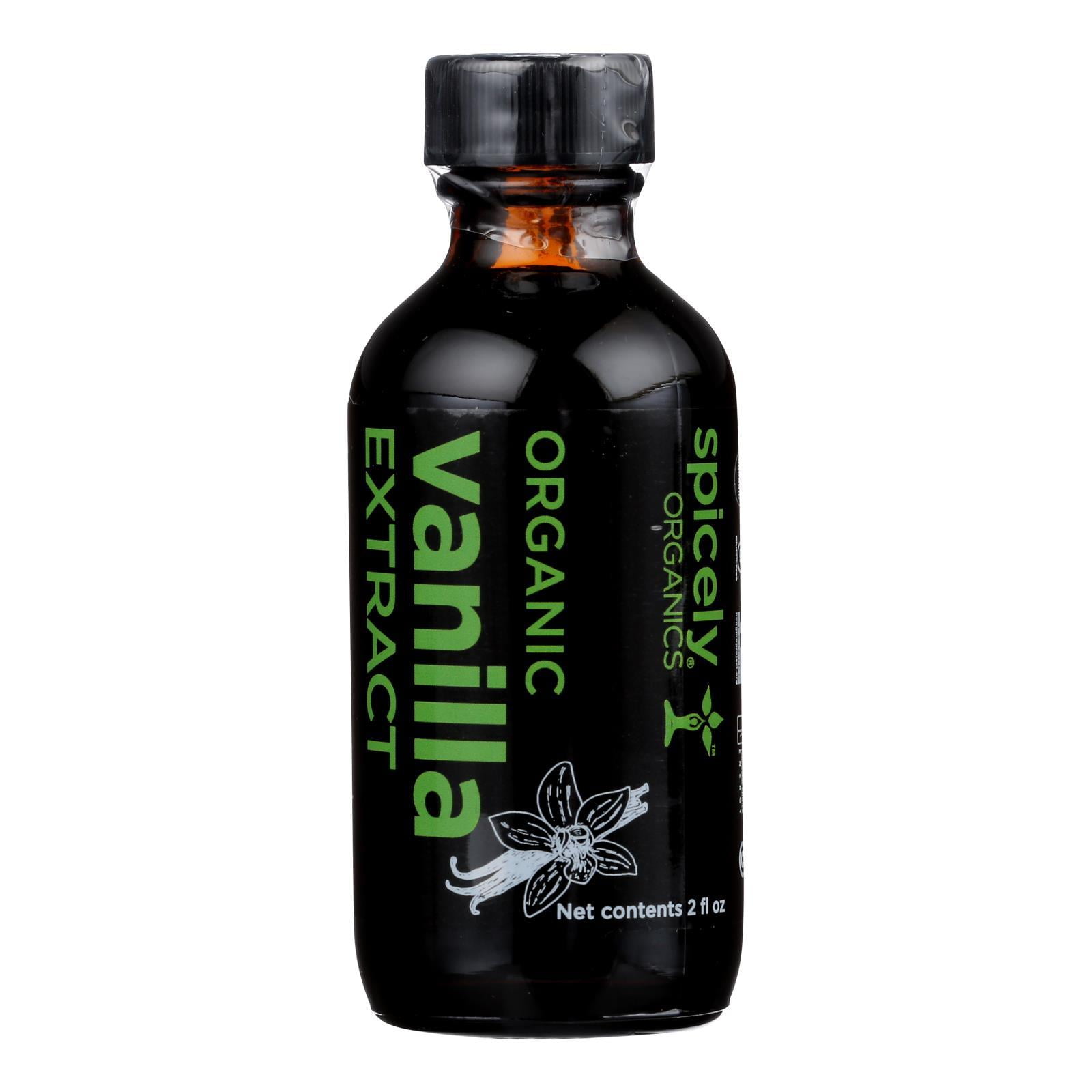 Spicely Organics - Organic Extract - Vanilla - Case of 6 - 2 fl oz.
