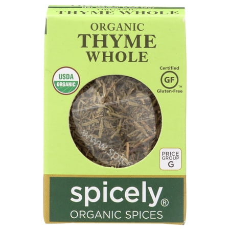 Spicely Organics Organic Thyme, 0.1 Oz