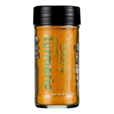 (Price/case)Spicely Organics - Organic Turmeric - Case of 3 - 1.7 oz.