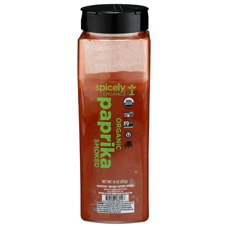 Spicely Organics Paprika Smoked Club Size Certified Gluten Free