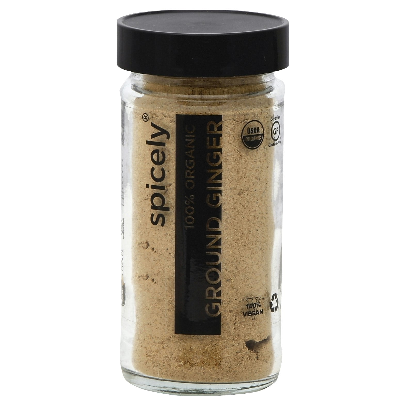 Spicely Organics Spice Ginger Ground Jar 1.2 oz (Pack of 9)