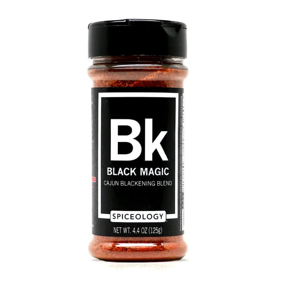 Spiceology Black Magic Cajun Seasoning Blend, 4.4 oz Bottle