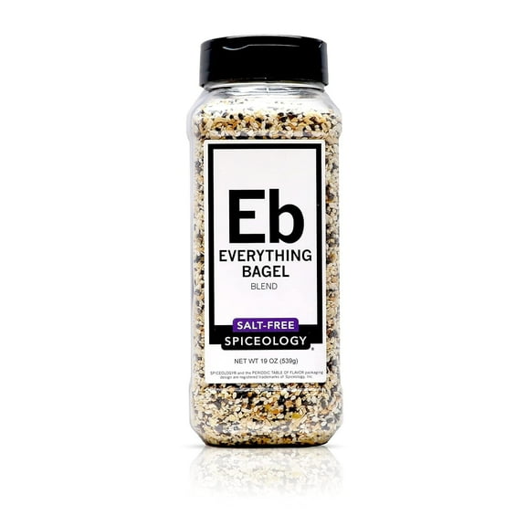 Spiceology - Everything Bagel Seasoning Blend (Salt-Free) - Garlic, Onion & Sesame Flavor for Avocado Toast, Eggs, Veggies & More - 19 oz