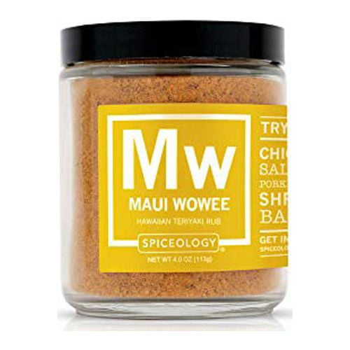 Spiceology - Maui Wowee Rub - Hawaiian Teriyaki BBQ Blend - 4 ounces