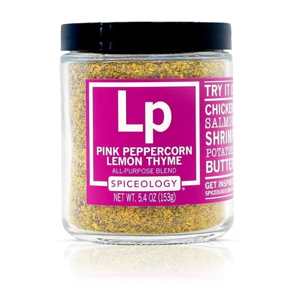 Spiceology - Pink Peppercorn Lemon Thyme All-Purpose Seasoning - 5.4 oz