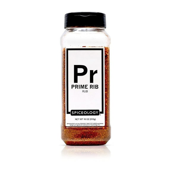 Spiceology – Prime Rib Rub – Bold Savory Seasoning with Garlic, Smoked Paprika & Tomato for Steak, Brisket, Pork, Veggies & More – 18 oz