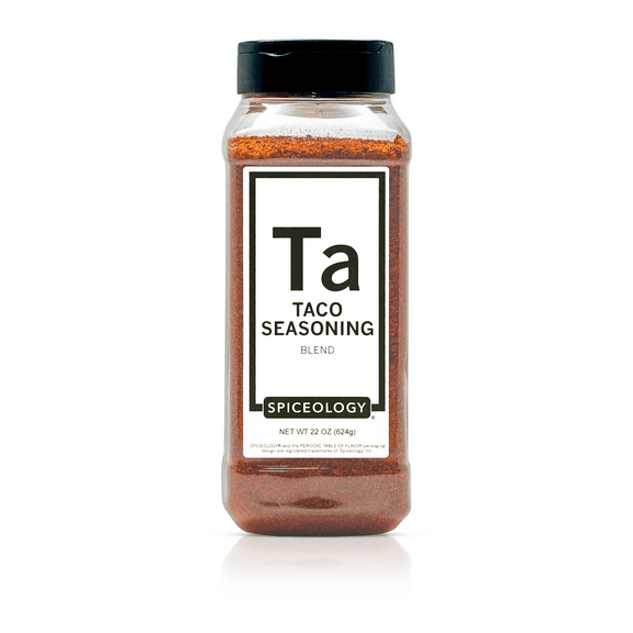 Spiceology  Taco Seasoning Blend  Mexican-Inspired Spice for Tacos, Fajitas, Enchiladas, Soups, Chicken, Beef, Pork & More  22 oz