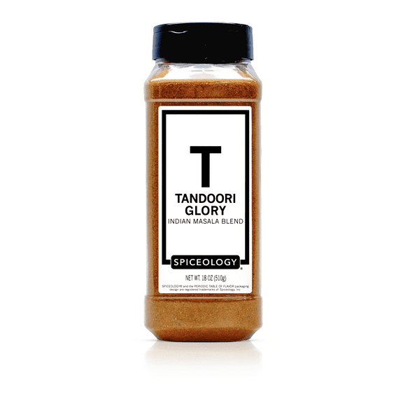 Spiceology – Tandoori Glory Indian Masala Seasoning – Bold Curry Rub for Chicken, Vegetables, Lamb, Pork, Seafood, Tofu & Marinades – 18 oz