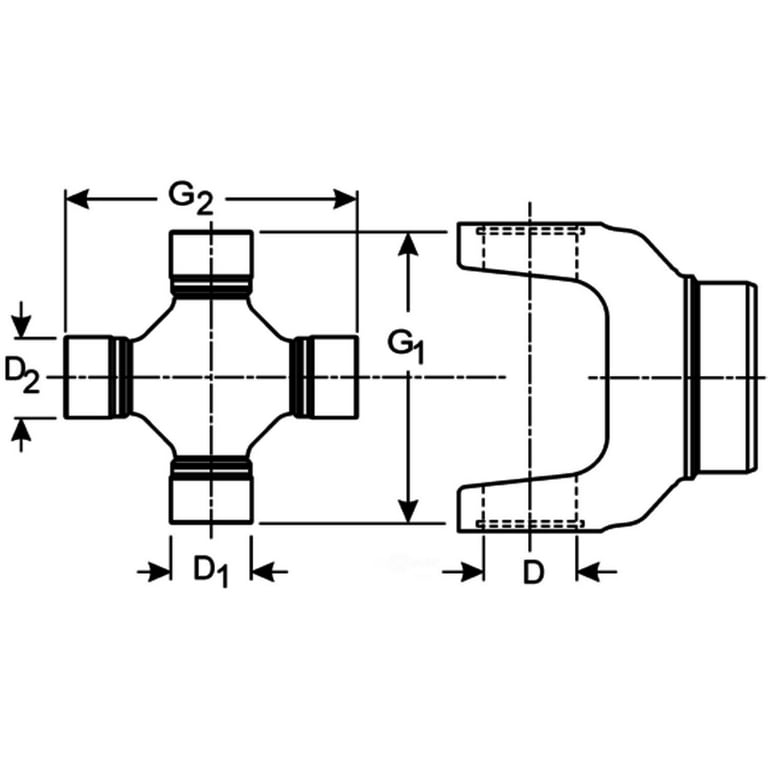 Dana Spicer 15-153X Universal Joint Dana Spicer 15-153X Universal Joint