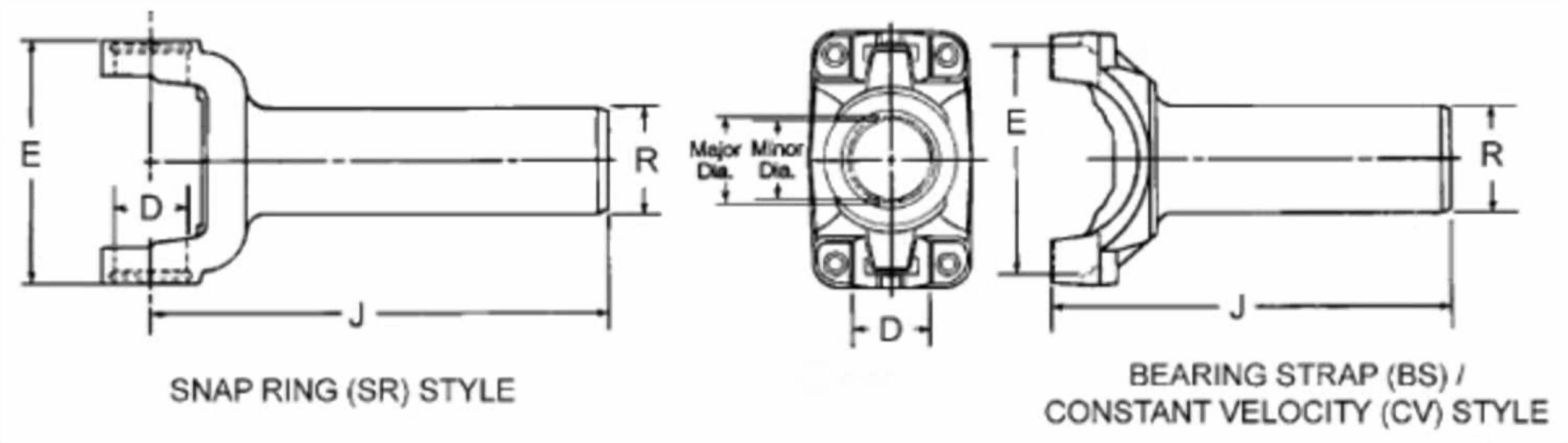 Spicer 3-3-6441X Slip Yoke Assembly Fits select: 1999-2007 CHEVROLET SILVERADO, 1999-2007 GMC NEW SIERRA