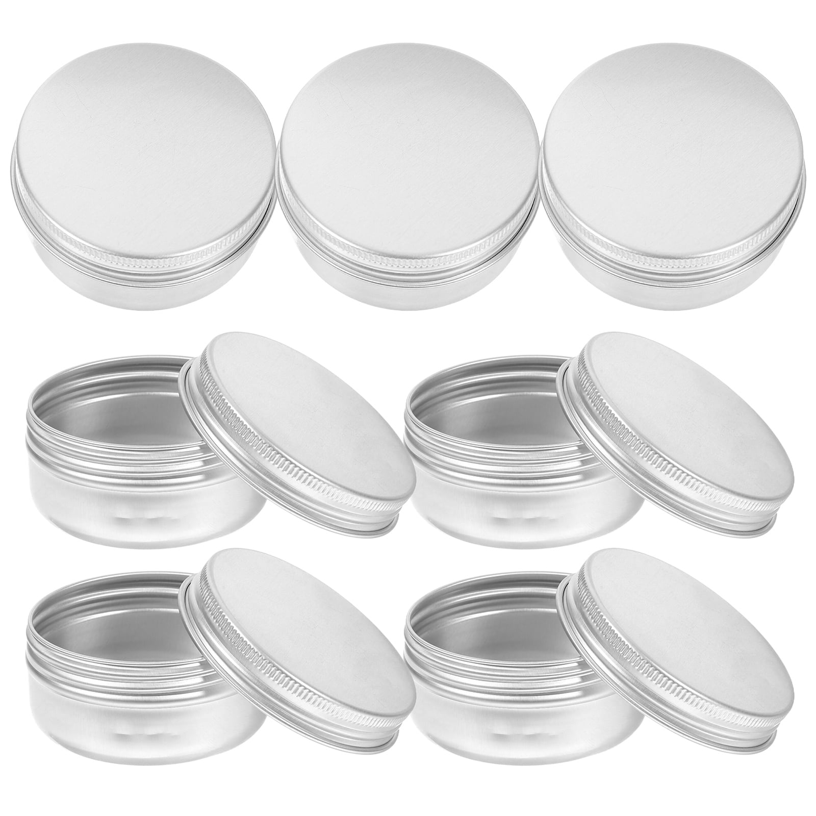 Spices Metal Container with Lid 18 Pcs Aluminum Tins Small Lids Can Candy