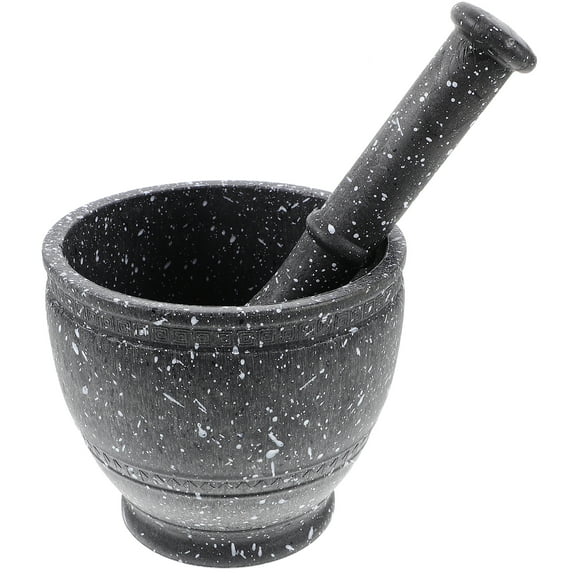 Spices Pestle Garlic Kitchen Things Crush Pot Grinding Bowl for Home Plastic