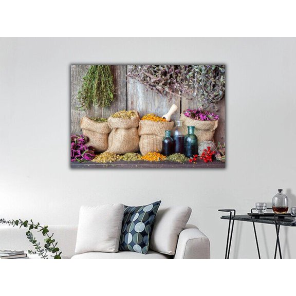 Spices Print, Unframed Paper Poster 8x10in