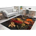 thumbnail image 1 of Spices Rugs, Kitchen Rugs, Colorful Rugs, Modern Rug, Dinning Room Rug, Classic Rug, Gift Soft Rug, Bedroom Rug, 3D Printeds Rug, Door Mat, 3.3'x9.2' - 100x280 cm, 1 of 8