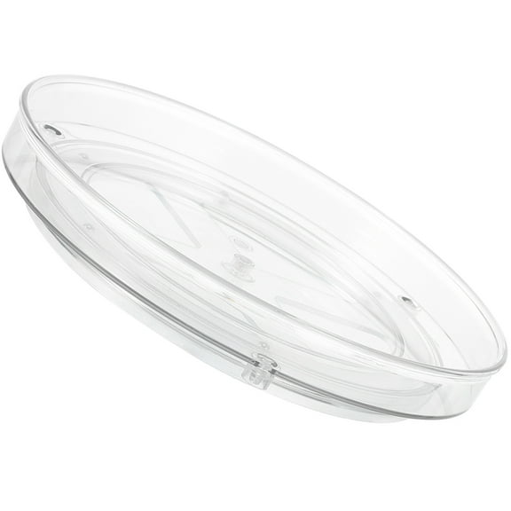 Spices Turntable Rotating Condiment Rack Acrylic Storage Rotation Container Organizer The Pet