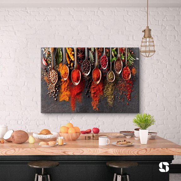 Spices Wall Art Print, Unframed Paper Poster 8x10in