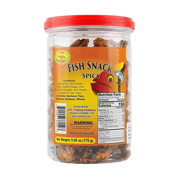 Spicy Anchovy Fish Snack 5.95 oz