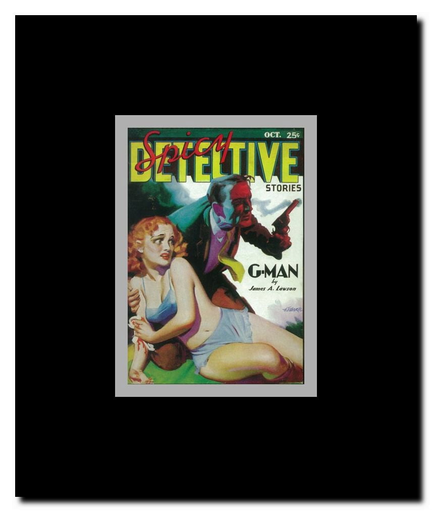 Spicy Detective Stories (Pulp) Framed Movie Poster