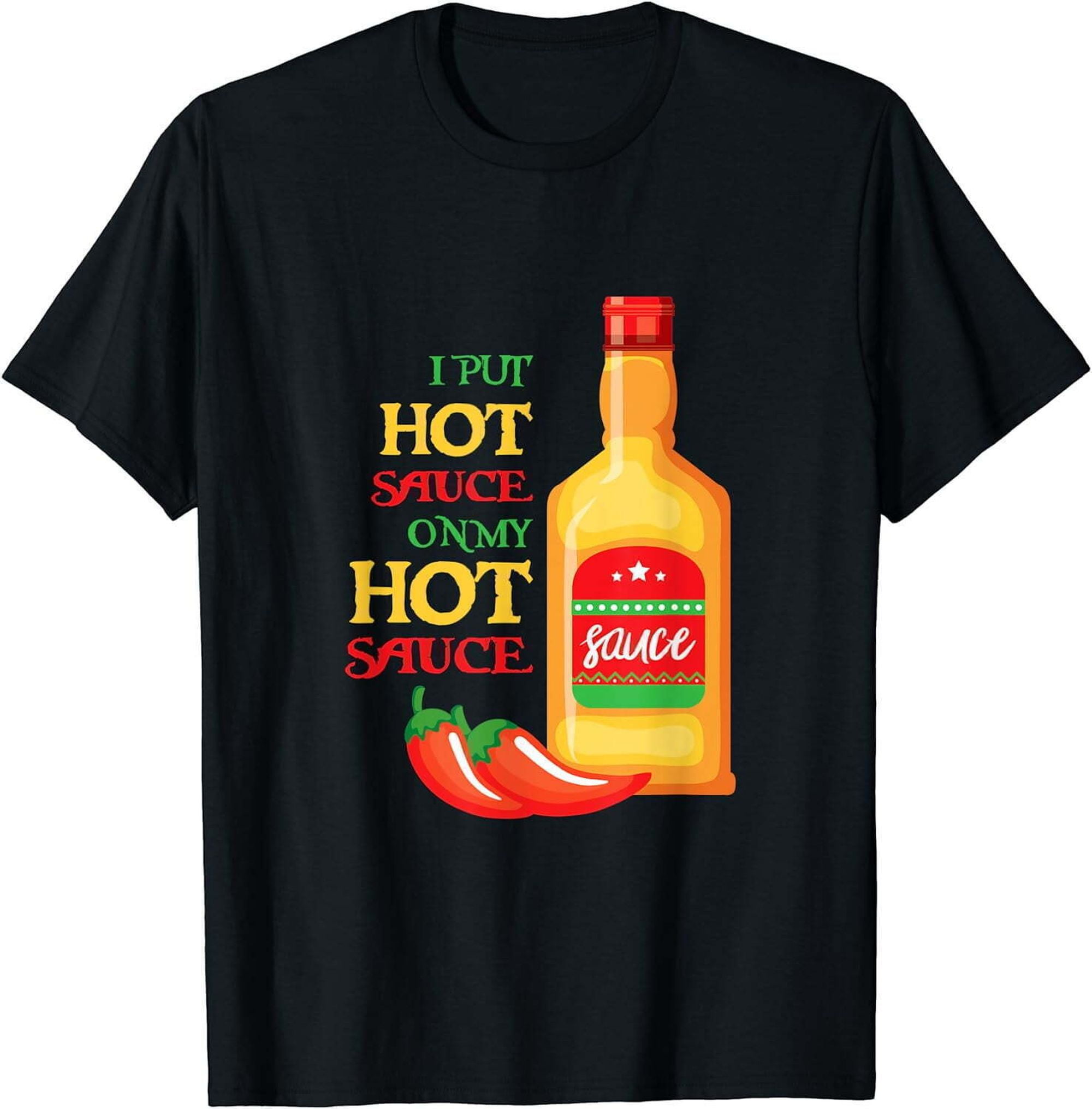 Spicy Food Lover's Hilarious Hot Sauce Addiction Tee