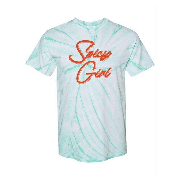 Spicy Girl Quote Tie-Dye Cyclone Women -Smartprints Designs, Female Small