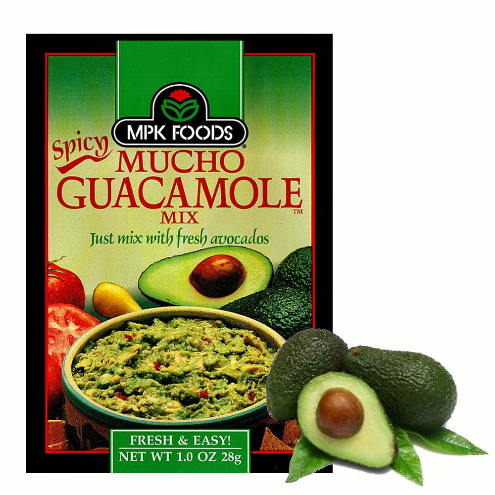 Spicy Guacamole Seasoning Mix RE32by MPK Foods 1 Ounce Pack of 12