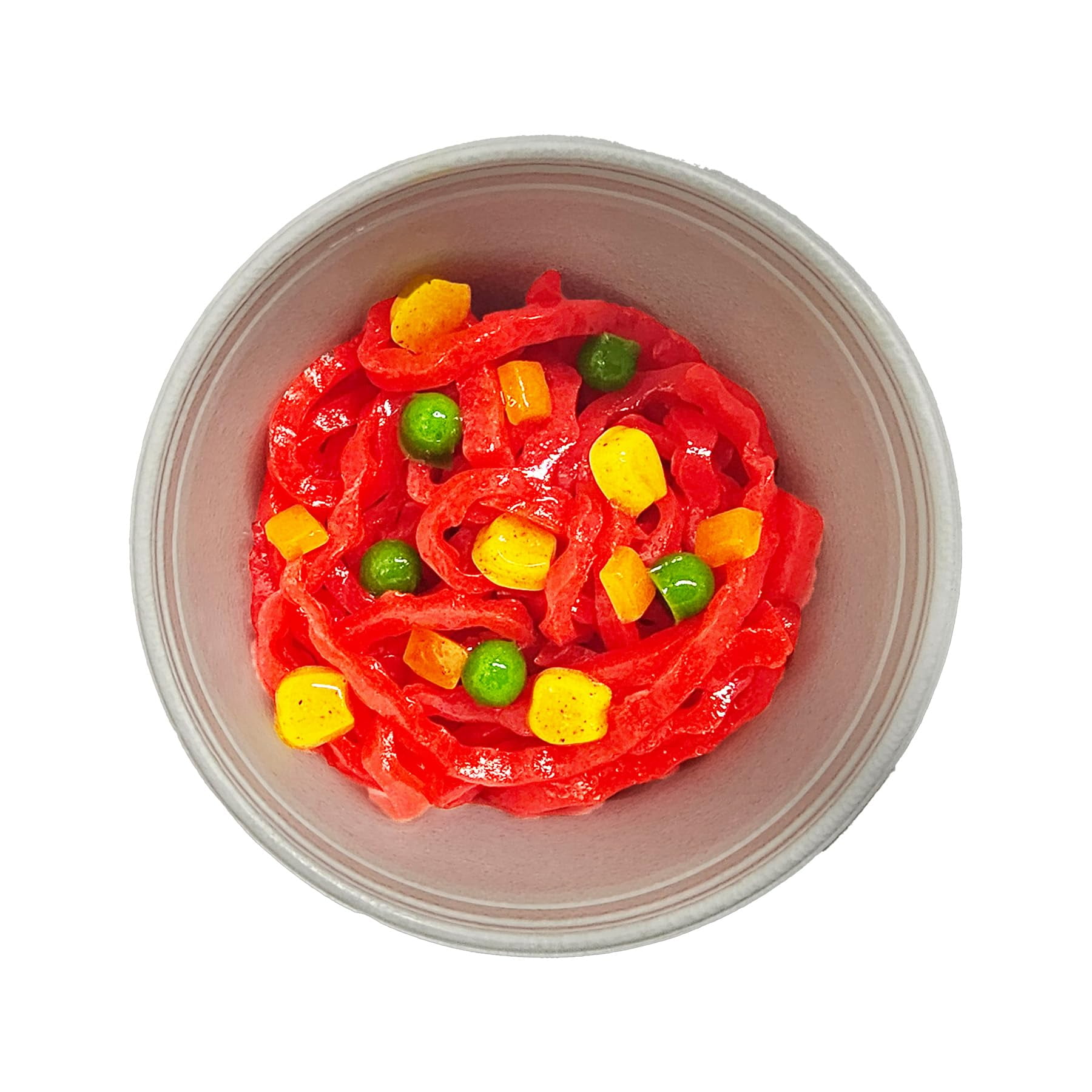 Spicy Hot Gummy Ramen STF9 Noodles Created by The Gummy Bear Guy