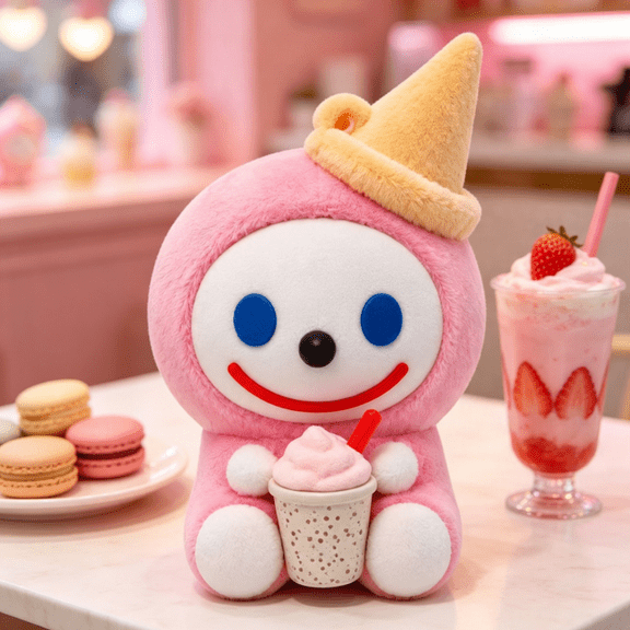 Spicy JACK IN THE BOX "Jibbi" Plush Toy, Collectible Stuffed Figure, Festive Holiday Party Gift Supply For Game Character Fans