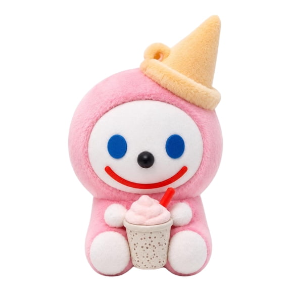 Spicy JACK IN THE BOX "Jibbi" Plush Toy Soft Stuffed Character Doll with Food Accessory Home Desk Decor Gift