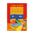 thumbnail image 1 of Spicy Mango Snapple Christmas Holiday Candy Canes Stocking Stuffers Individually Wrapped Treats, 12 Count, 1 of 10