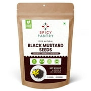 Spicy Pantry Black Mustard Seeds – 4 oz, Whole Spice, Perfect for Cooking & Seasoning