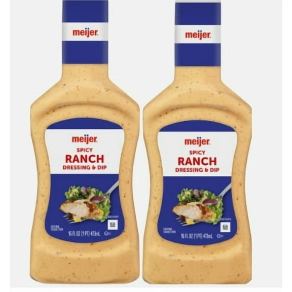 Spicy Ranch Dressing, 2 Bottles, 16 Oz