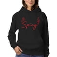 thumbnail image 1 of Spicy Slogan W Fire Hoodie Women -Image by Shutterstock, Female 3X-Large, 1 of 4