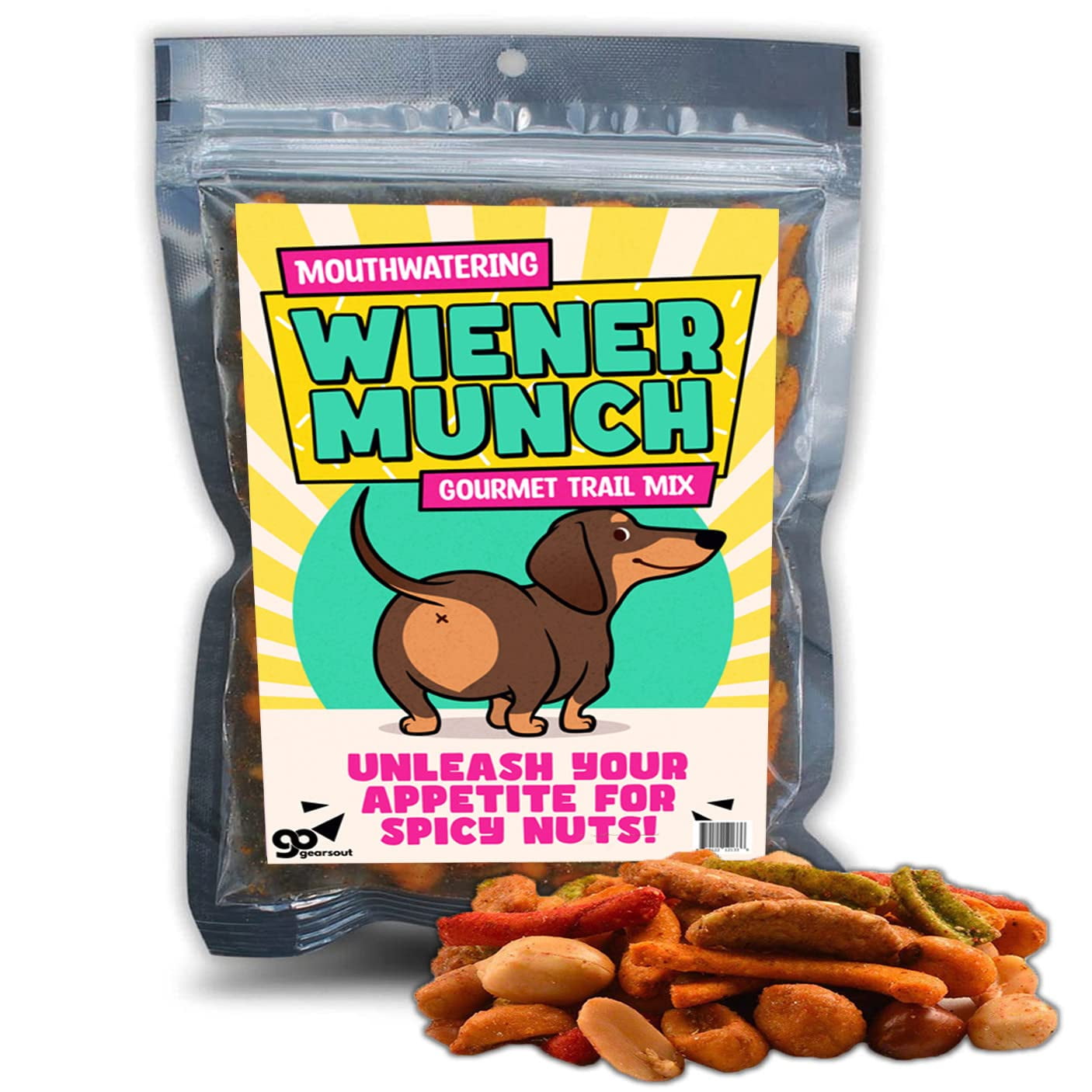 Spicy Wiener Munch Trail Mix Unique Gag Gift for Dog Lovers and