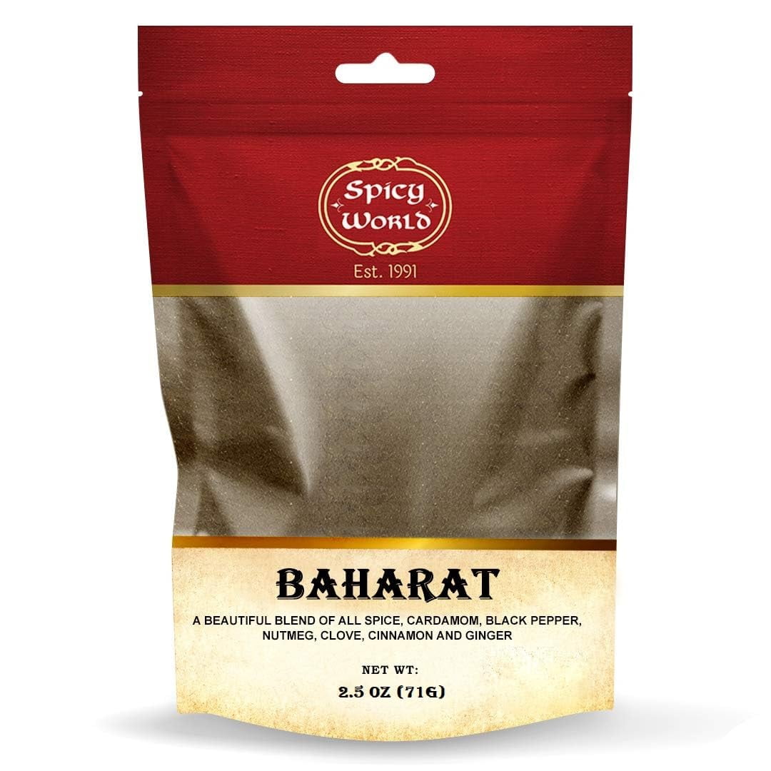 Spicy World Baharat Spice YPF5 Blend 2.5 Ounce Bag Middle Eastern Mixed Spices Seasoning No