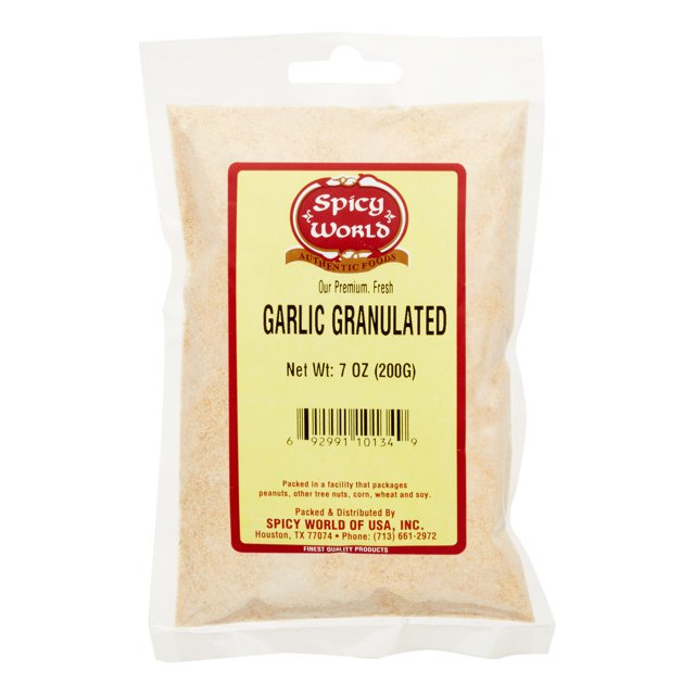 Spicy World Garlic Granulated, 7 Oz