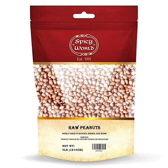 Spicy World Raw Peanut 4 lb