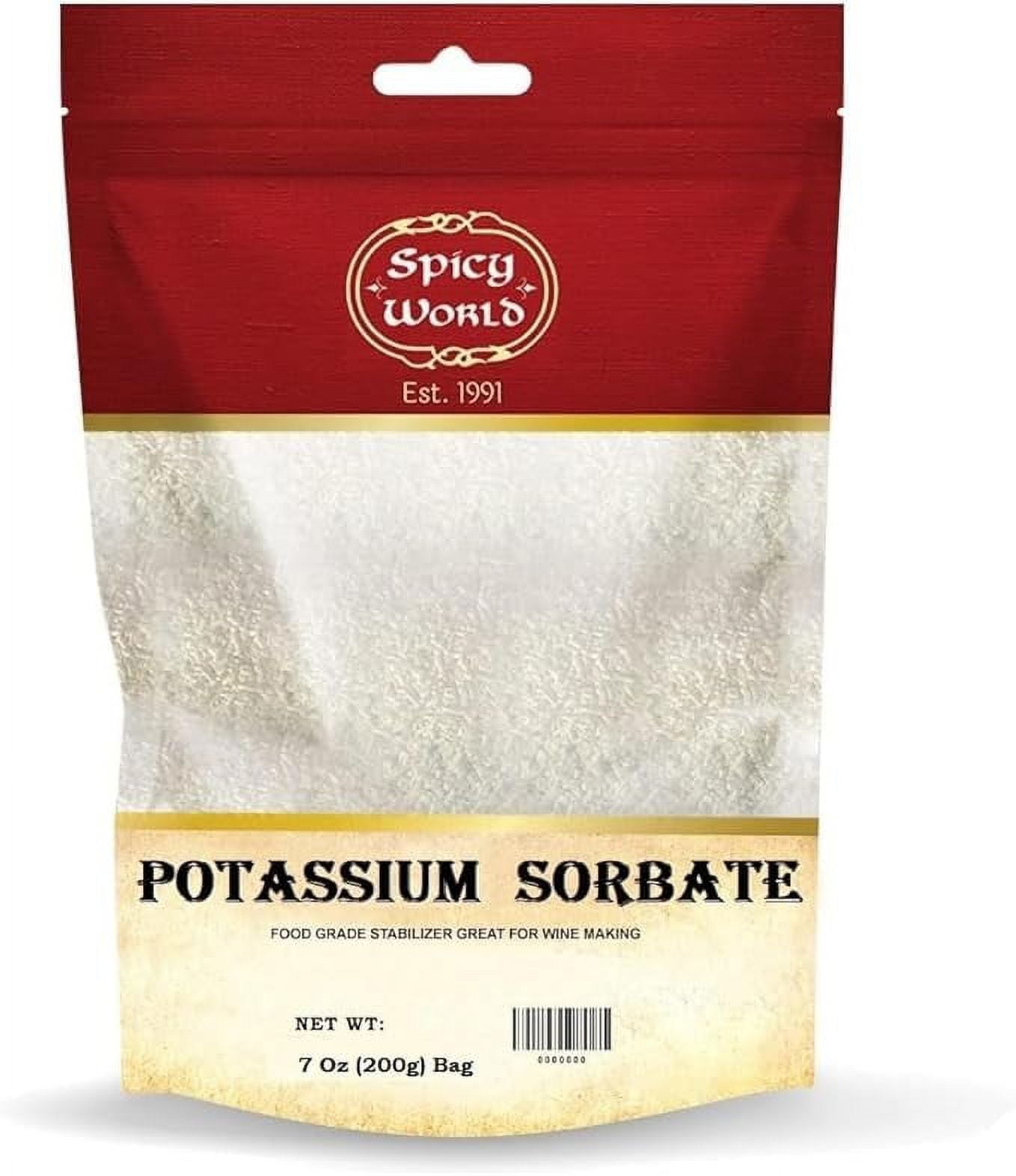 Spicy World Potassium Sorbate 7 Oz Food Grade Great Wine Stabilizer