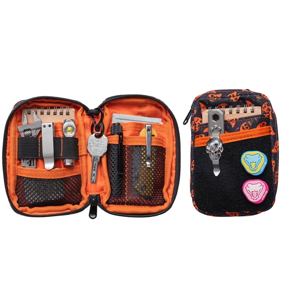 Spicy patterns 🌶️ for Halloween | VE26 Organizer Pouch