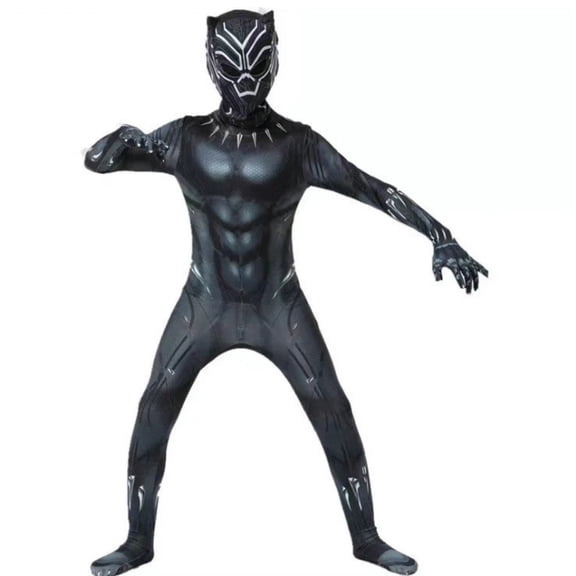 Spide Hero Costume, Full Body Superhero Jumpsuit with Mask, Stretch Bodysuit Outfit for Stage Performance, Halloween Cosplay, Theme Party, Dress Up and Role Play