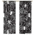 thumbnail image 1 of Spider And Spiderweb Sheer Voile Curtain Window Tulle Curtains For Living Room Bedroom Modern Curtain, 1 of 5