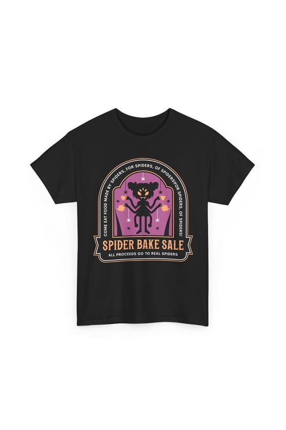 Spider Bake Sale Emblem Unisex T-Shirt. Undertale Video Game. Indie Game.